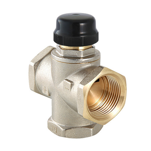 Клапан смесительный VALTEC VT.MR02.N.0603 1" DN 25 PN 10 трехходовый, латунный с никелевым покрытием 6