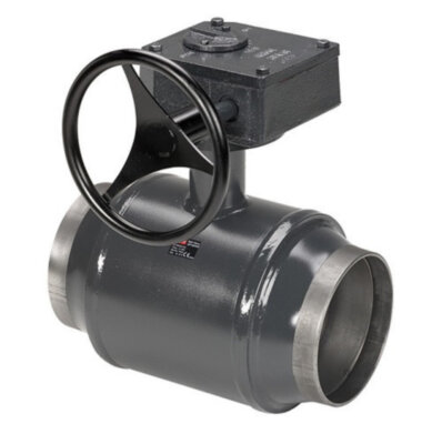 Кран шаровой Danfoss JiP Full Bore WW WG DN 250 PN 25 стальной полнопроходный под приварку с ручным редуктором