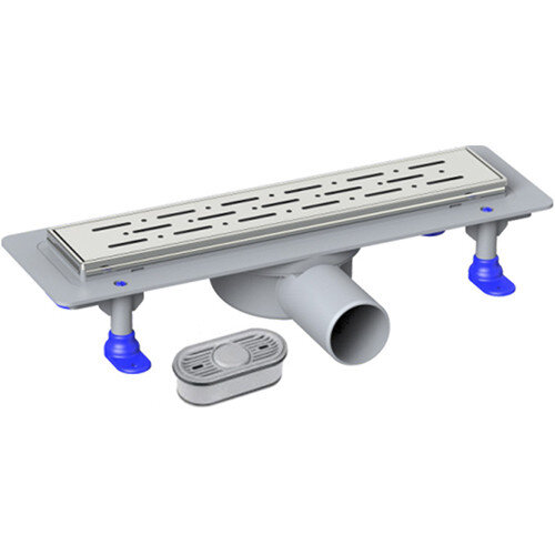 Трап линейный VALFEX VF.052.050K.600.03 Ду 50 с решеткой и окантовкой из нерж.стали