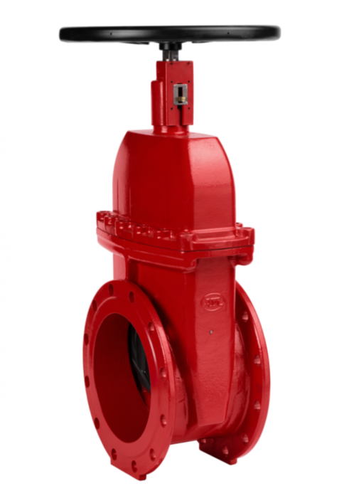 Задвижка ADL ГРАНАР KR14 Ду 450 Ру 16 для пожаротушения фланцевая с обрезиненным клином KR14.02.450.16 Ф/Ф