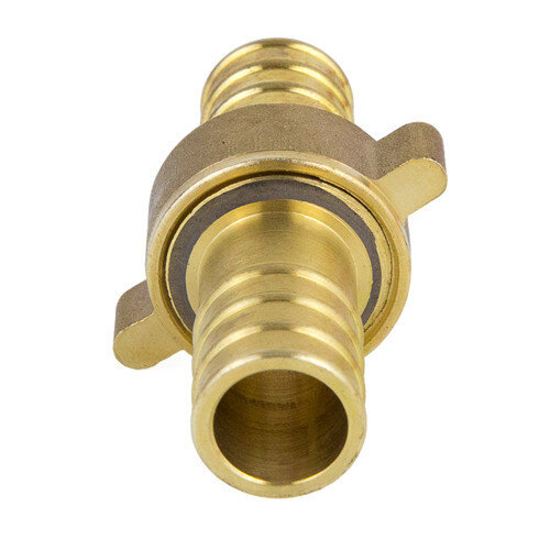 Соединитель для шланга латунный Aquasfera 9105-04 DN 25 PN 25 разъёмный, 9105-04