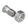 Латунный полусгон VALTEC 1/2" с накидной гайкой и обратным клапаном VTr.612.N.0004 4