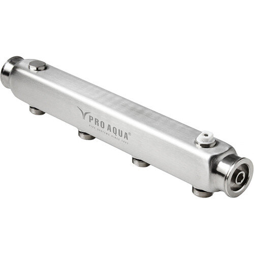 Коллекторная группа Pro Aqua 1 1/4х3/4" 10 выходов с межосевым расстоянием 100 мм