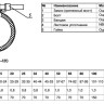 Ремонтный хомут Benarmo КРАБ 7070 DN 100 (114-121 мм) L=150 мм с замком оцинкованная сталь 3