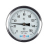 Термометр биметаллический ЭКОМЕРА БТ-1 Ду 63, Т 0-160C, L=60 1