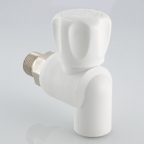 Кран шаровый VALTEC VTp.718 НР 1/2" DN 20x15 PN 25 с накидной гайкой полипропиленовый 6
