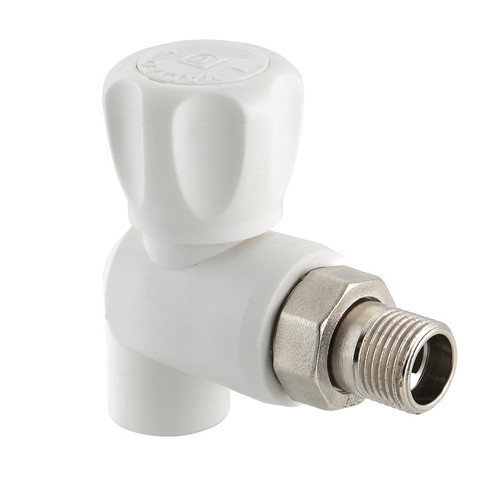 Кран шаровый VALTEC VTp.718 НР 1/2" DN 20x15 PN 25 с накидной гайкой полипропиленовый 1