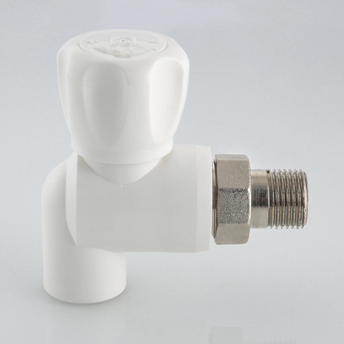 Кран шаровый VALTEC VTp.718 НР 1/2" DN 20x15 PN 25 с накидной гайкой полипропиленовый 9