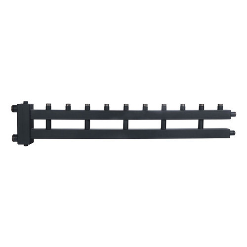 Коллектор распределительный ROMMER RDG-0018-014056 6-ти контурный НР 1"x1 1/2" Ду 40 Ру 4 дублёр рядный с гидравлическим разделителем