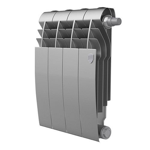 Радиатор биметаллический Royal Thermo BiLiner 350 VR (4 секции) Satin Silver