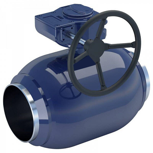 Кран шаровой Vexve 154200 DN 200 PN 25 стальной полнопроходный под приварку для жидкости, ручка-рычаг
