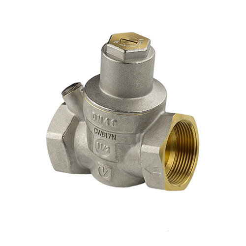 Редуктор давления VALTEC VT.089.N.07 1 1/4'' DN 32 PN 16 мембранный, регулируемый, латунный с никелевым покрытием
