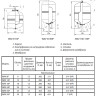 Гидроаккумулятор Wester Premium WAV 50P НР 1" DN 365 PN 10 мембранный с нержавеющим контрфланцем 4