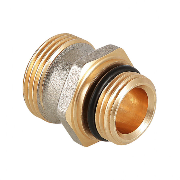 Латунный ниппель VALTEC 1/2 х 3/4" для коллекторного блока, под расходомер VTr.580.NEI.040E