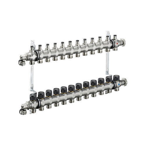 Коллекторная группа Oventrop Multidis SF 12 со встроенными регулирующими вставками