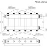 Коллектор распределительный GIDRUSS MKSS-250-6DU 6-ти контурный НР 2"x1" Ду 50 Ру 6 модульный 3