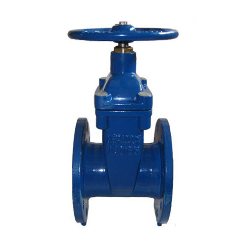 Задвижка клиновая ABRA A40 DN 200 PN 16 чугунная фланцевая с редуктором 1