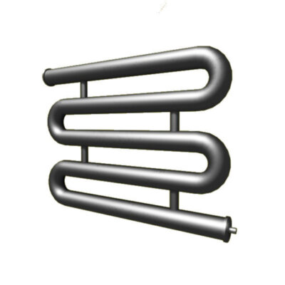 Регистр отопления РЗП-5x89x3,0-7000 змеевиковый пятирядный с плоскими заглушками