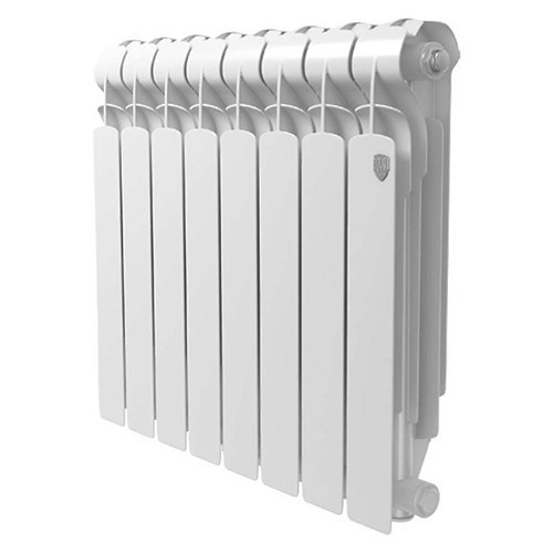 Алюминиевый радиатор Royal Thermo Indigo 500 - 08 секц. RAL9016
