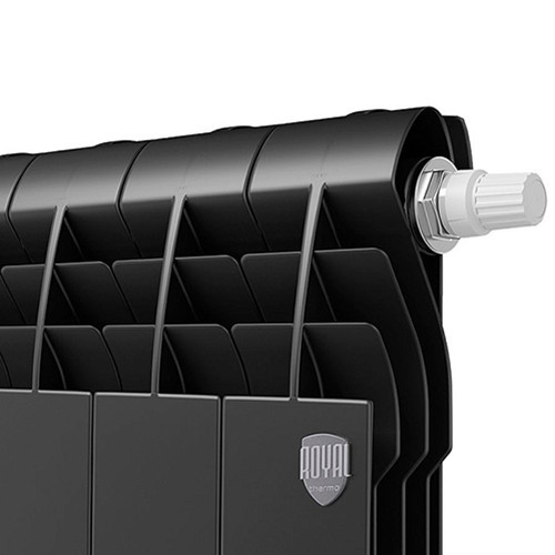Радиатор биметаллический Royal Thermo BiLiner 350 VR (4 секции) Noir Sable 2