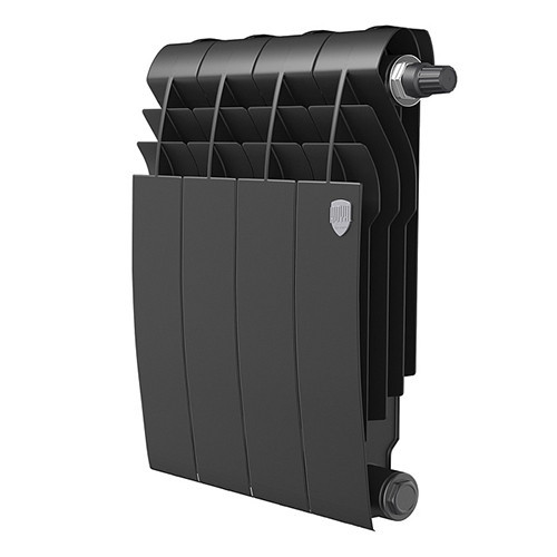 Радиатор биметаллический Royal Thermo BiLiner 350 VR (4 секции) Noir Sable