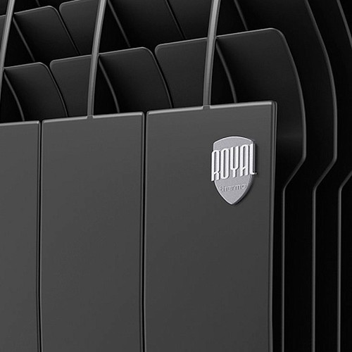 Радиатор биметаллический Royal Thermo BiLiner 350 VR (4 секции) Noir Sable 3
