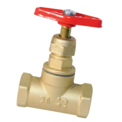 Клапан(вентиль) запорный латунь 15б1п Ду 40 Ру16 ВР прямой