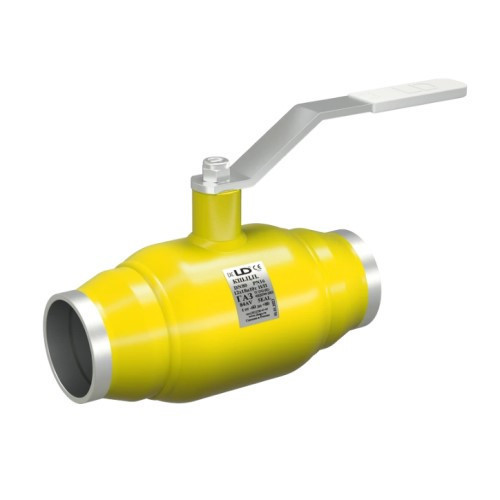 Кран шаровой цельносварной LD КШ.Ц.П.GAS.065.025.П/П.01 Ду 65 Ру 25 нержавеющий полнопроходный под приварку 1