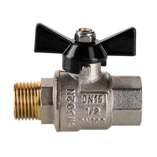 Кран шаровой VALTEC PERFECT 1/2" Ду15 Ру100 с внутренней - наружной резьбой VT.318.N.04