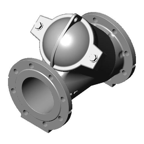 Клапан Tecofi CBL6240 DN 80 обратный шаровый фланцевый PN 16 1