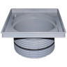 Надставной элемент HL622/S DN195 с подрамником из ПП и решёткой из нерж.стали STAINLESS STEEL 316 3