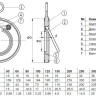 Клапан обратный Benarmo 3061 DN 100 PN 16 одностворчатый межфланцевый 3