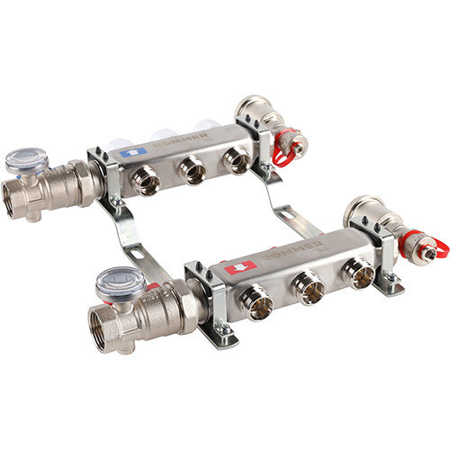 Коллектор ROMMER в сборе без расходомеров 3 выхода