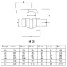Кран шаровый VALTEC VTp.743 DN 32 PN 25 полипропиленовый 3