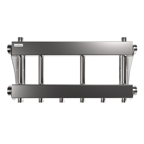 Коллектор распределительный GIDRUSS MKSS-250-3x25 3-х контурный НР 2"x1" Ду 50 Ру 6 модульный 2