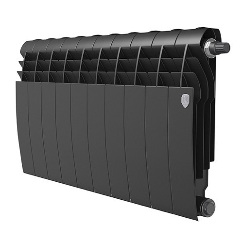 Радиатор биметаллический Royal Thermo BiLiner 350 VD (10 секций) Noir Sable
