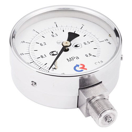 Манометр РОСМА ТМ-611Р.00 NH3 (0...2,5 МПа) Дкорп=150мм кл. 1,5 M20x1,5 аммиачный радиальный 00000036572