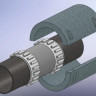 Уплотнительный коврик УК-СЛ-УТК-377 из скального листа 4