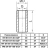 Бобышка приварная Росма БТ-30 Дкорп=29мм 0-40 МПа G1/2" 00000024622 2