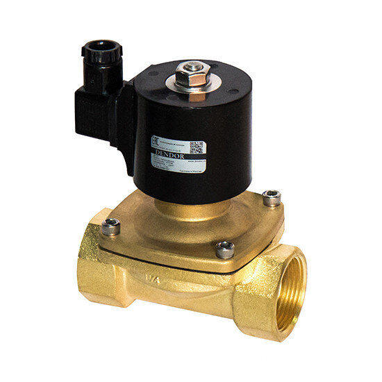 Клапан DENDOR VS DN 20 PN 7-10 электромагнитный прямого действия муфтовый