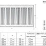 Радиатор панельный Royal Thermo HYGIENE H20-500-800 RAL9016 2