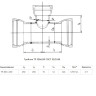 Тройник ТР Ду 300х250 ВЧШГ ГОСТ 5525-88 чугунный раструбный 2