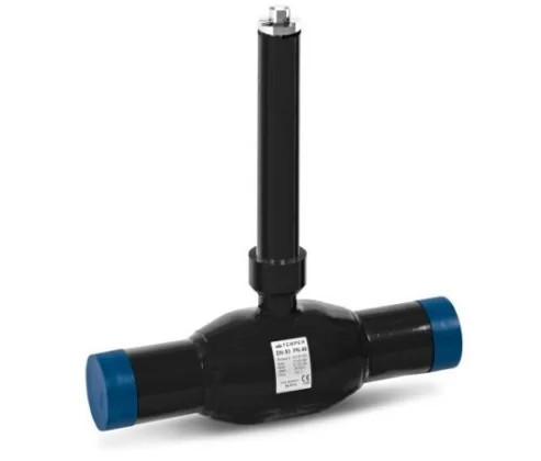 Кран шаровой газовый TEMPER 58266150 стандартнопроходной под приварку DN 150 PN 25 с удлиненным штоком для бесканальной прокладки