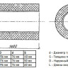 Скорлупа ППУ 76/40 из пенополиуретана с покрытием из армированной фольги  (1 метр) 3
