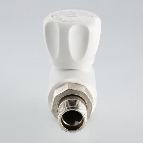 Кран шаровый VALTEC VTp.718 НР 3/4" DN 25x20 PN 25 с накидной гайкой полипропиленовый