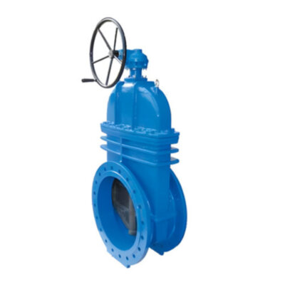 Задвижка клиновая ABRA A40-G DN 150 PN 16/10 чугунная фланцевая с редуктором