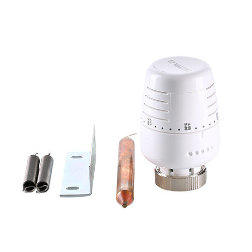 Головка термостатическая VALTEC VT.5012.0.0 М30х1,5 с выносным накладным датчиком температуры