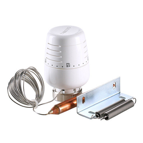 Головка термостатическая VALTEC VT.5012.0.0 М30х1,5 с выносным накладным датчиком температуры