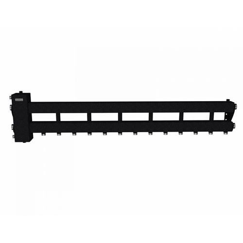 Коллектор распределительный GIDRUSS BM-150-7D 7-ми контурный НР 1 1/2"x1" Ду 40 Ру 6 балансировочный 1