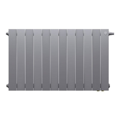 Радиатор биметаллический Royal Thermo PianoForte 500 VD (12 секций) Silver Satin